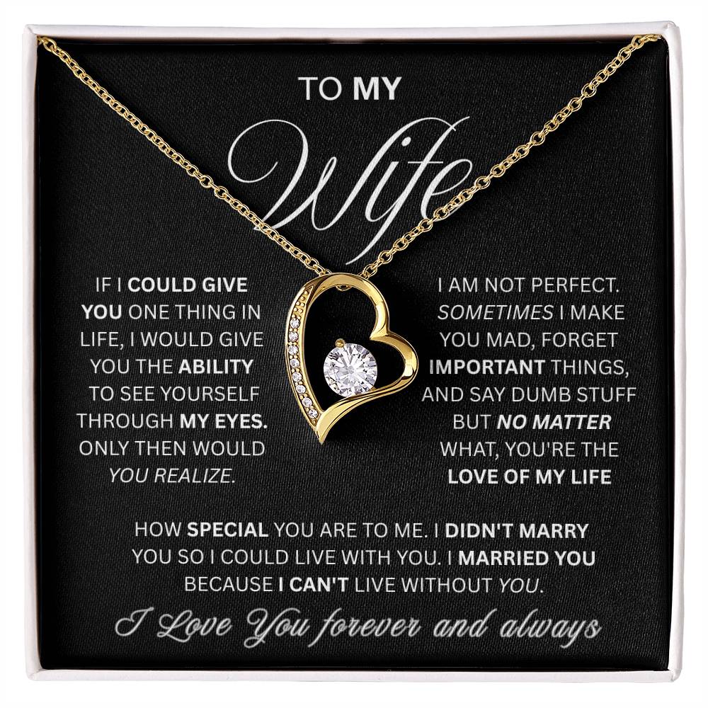 To My Wife-Forever Love-Necklace