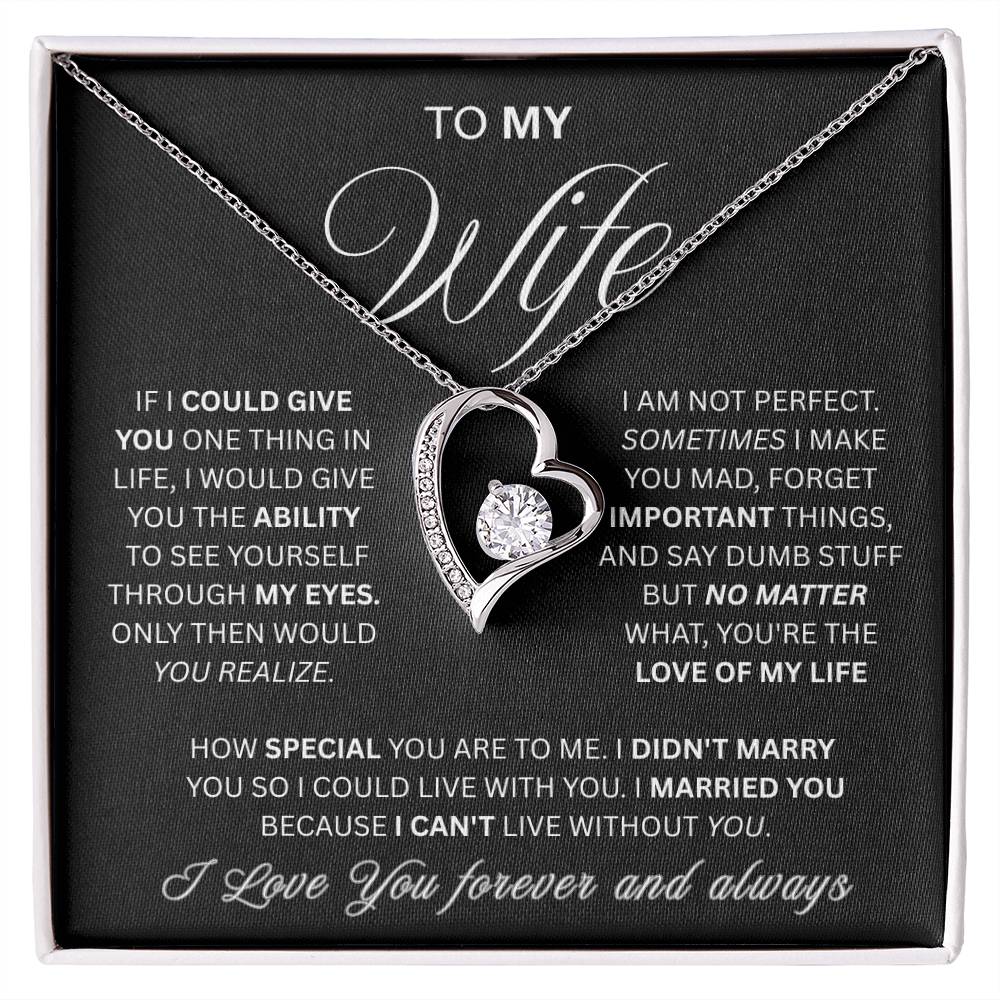 To My Wife-Forever Love-Necklace