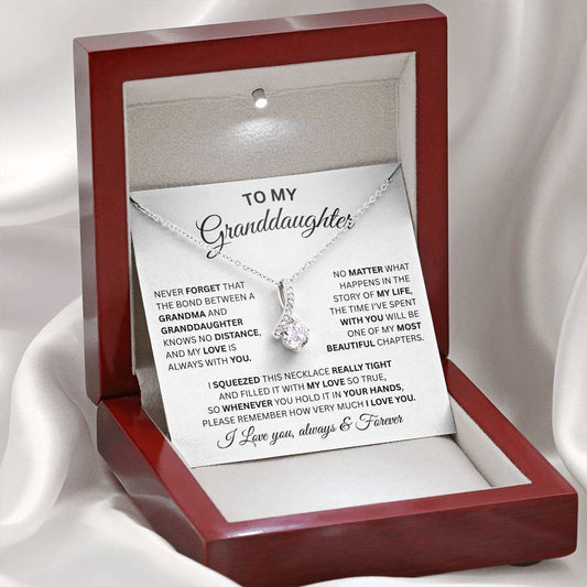 To My Granddaughter-Alluring Beauty Necklace