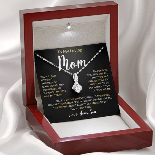 To My Loving Mom-Alluring Beauty Necklace