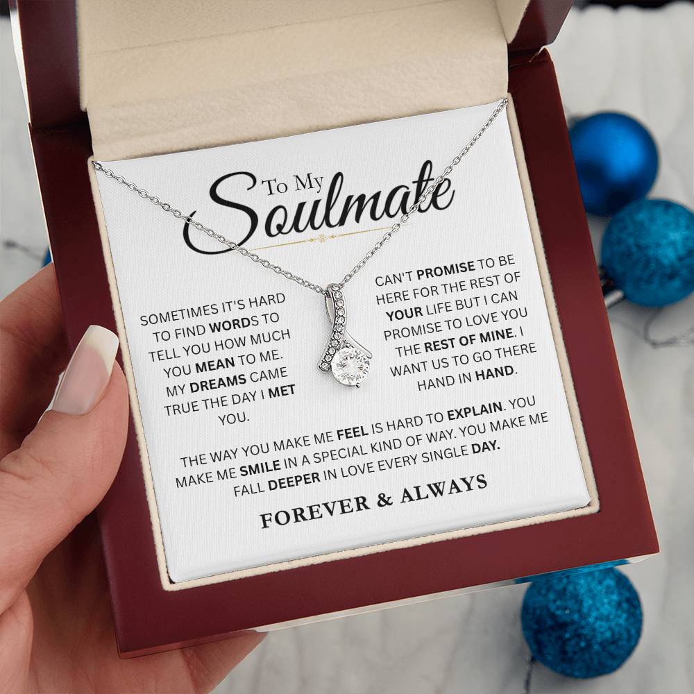 To My Soulmate-Alluring Beauty Necklace