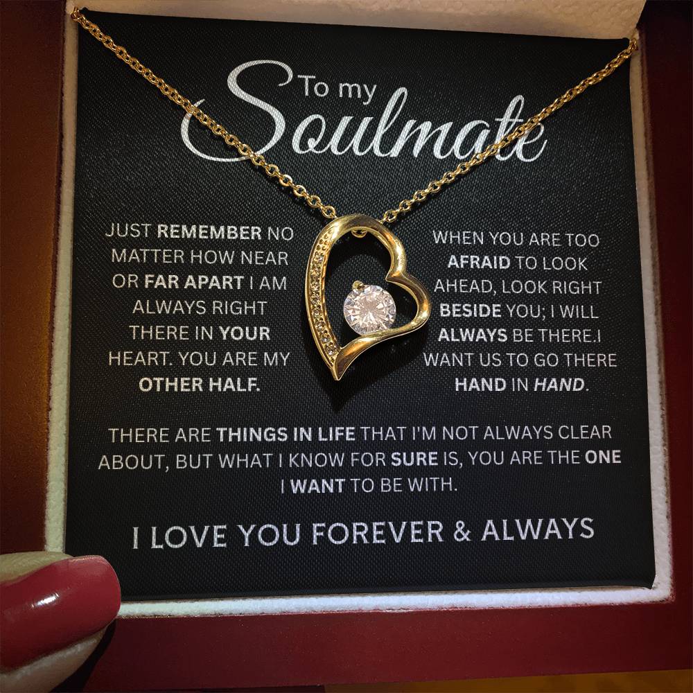 To My Soulmate-Forever Love Necklace