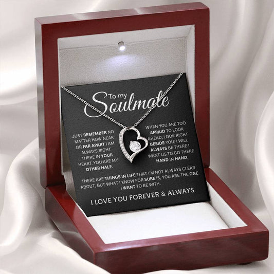 To My Soulmate-Forever Love Necklace