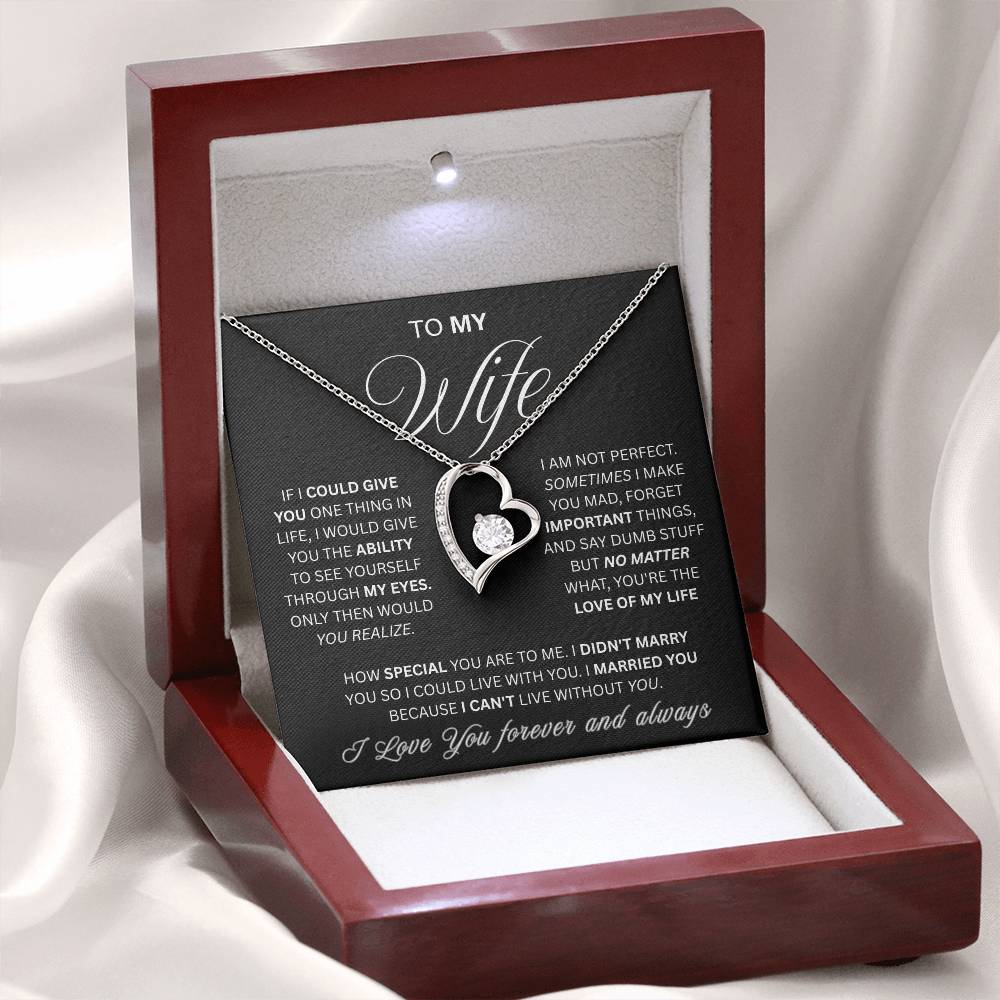 To My Wife-Forever Love-Necklace