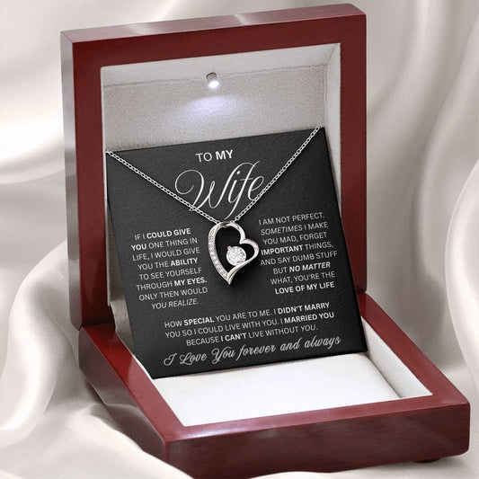 To My Wife-Forever Love-Necklace
