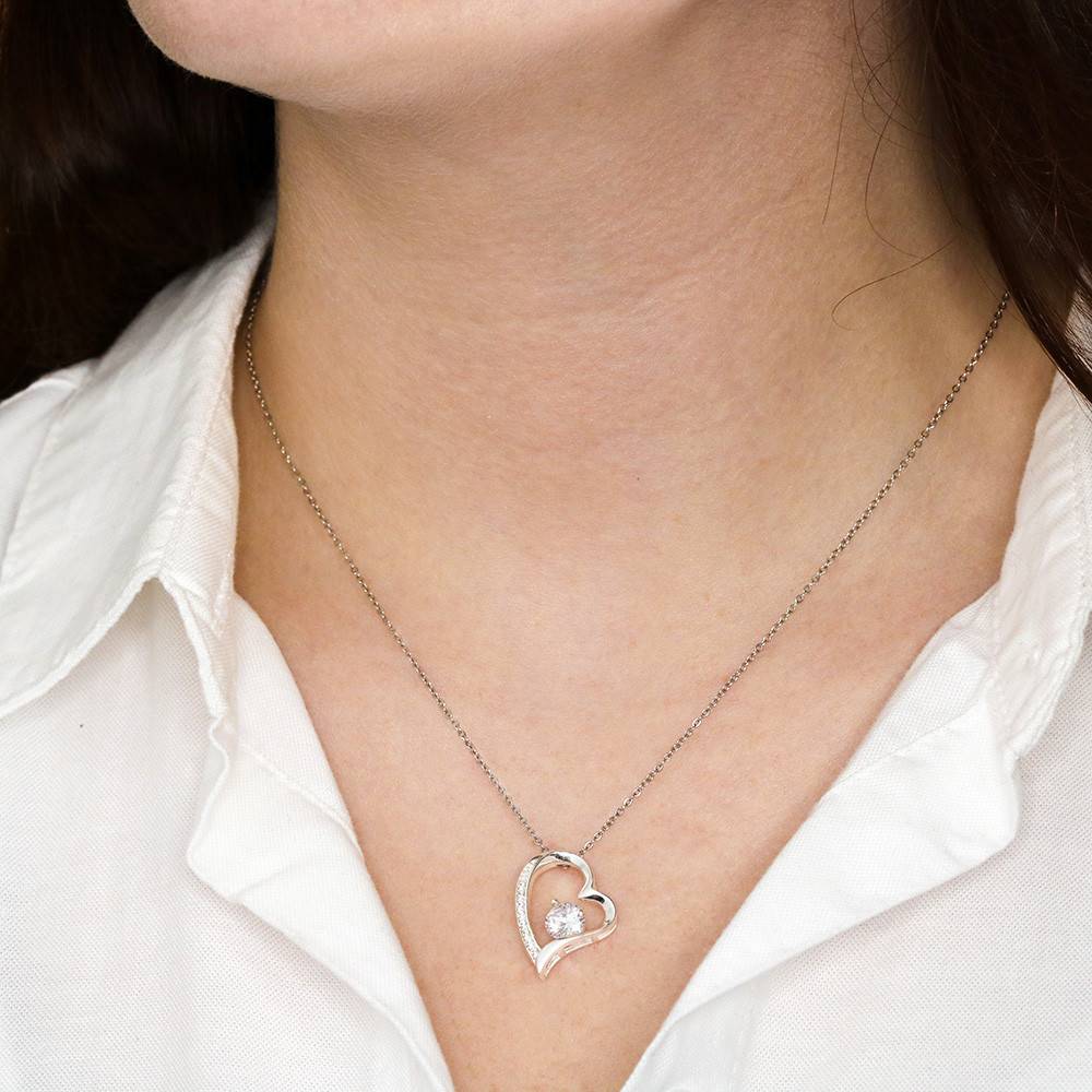 To My Granddaughter-Forever Love Necklace