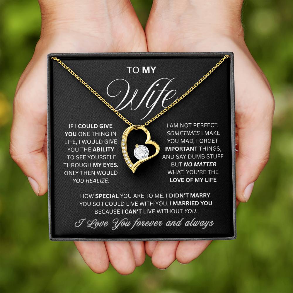 To My Wife-Forever Love-Necklace