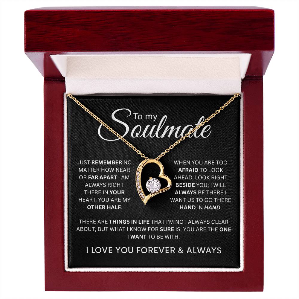 To My Soulmate-Forever Love Necklace