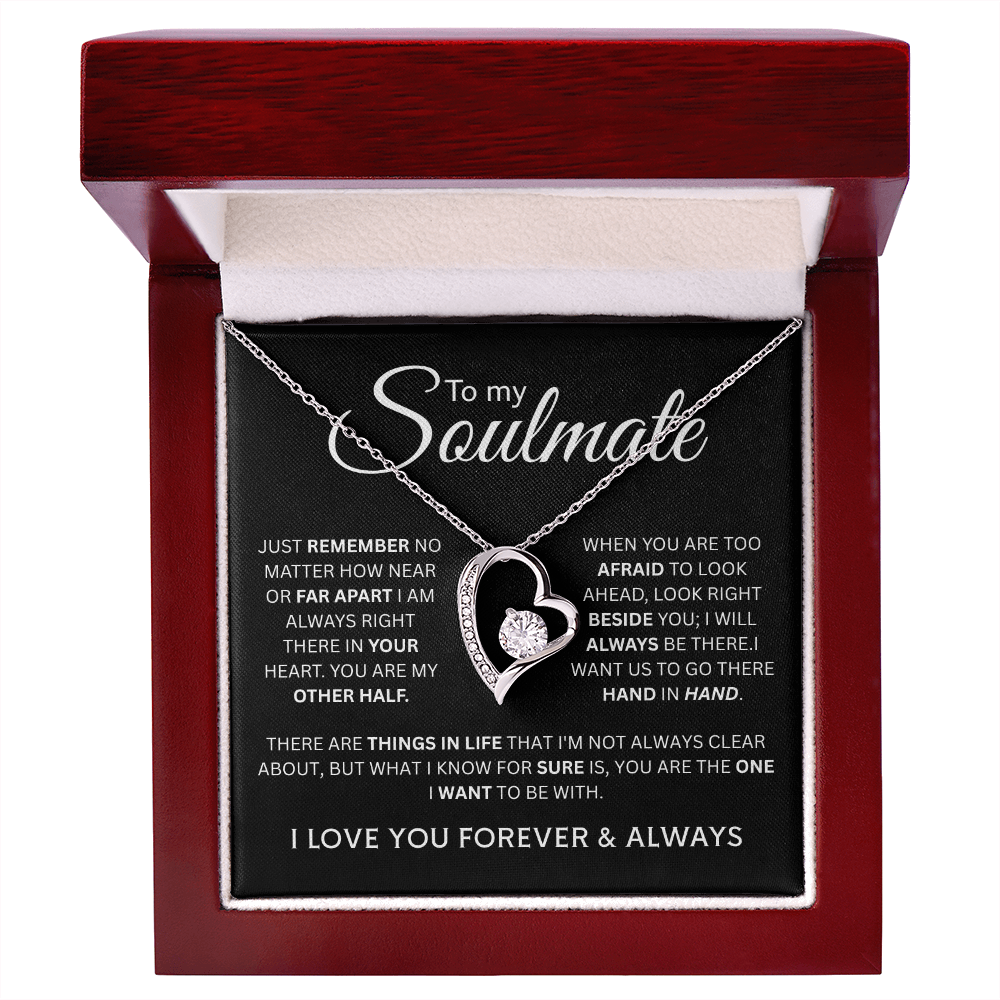 To My Soulmate-Forever Love Necklace
