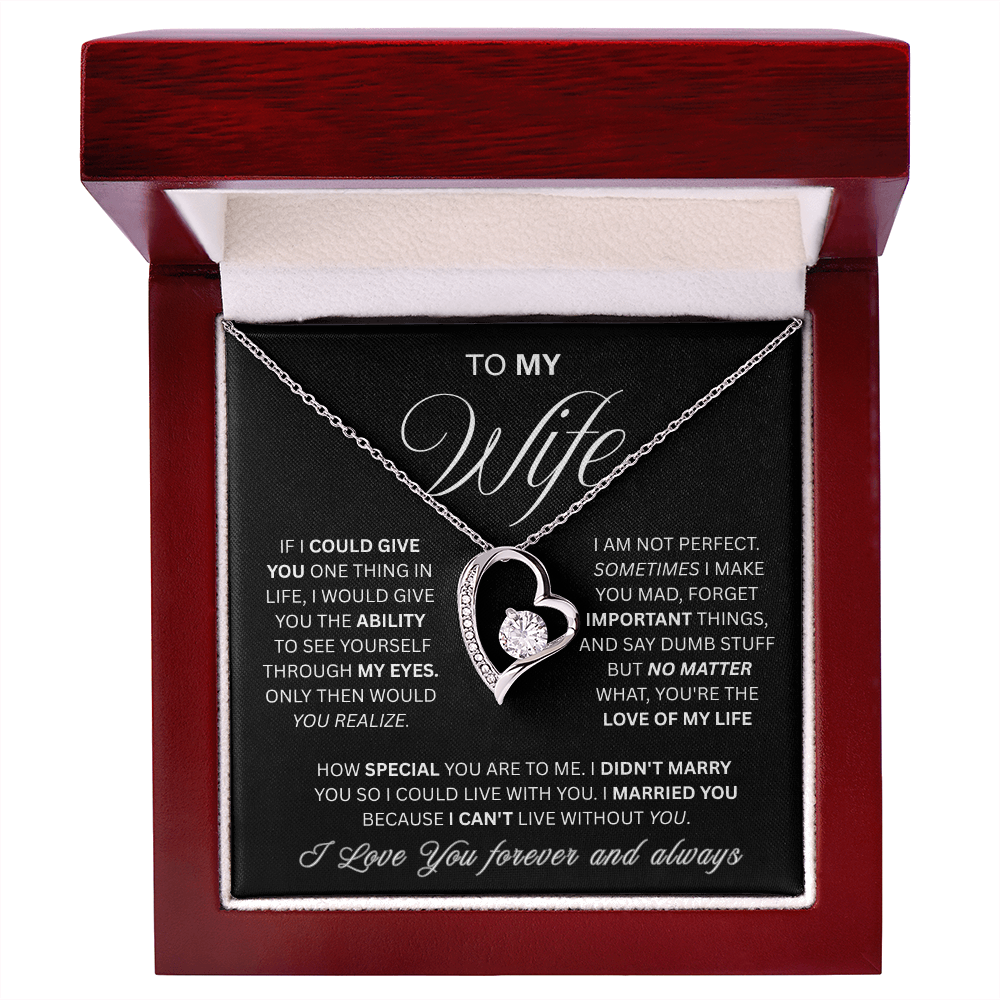 To My Wife-Forever Love-Necklace