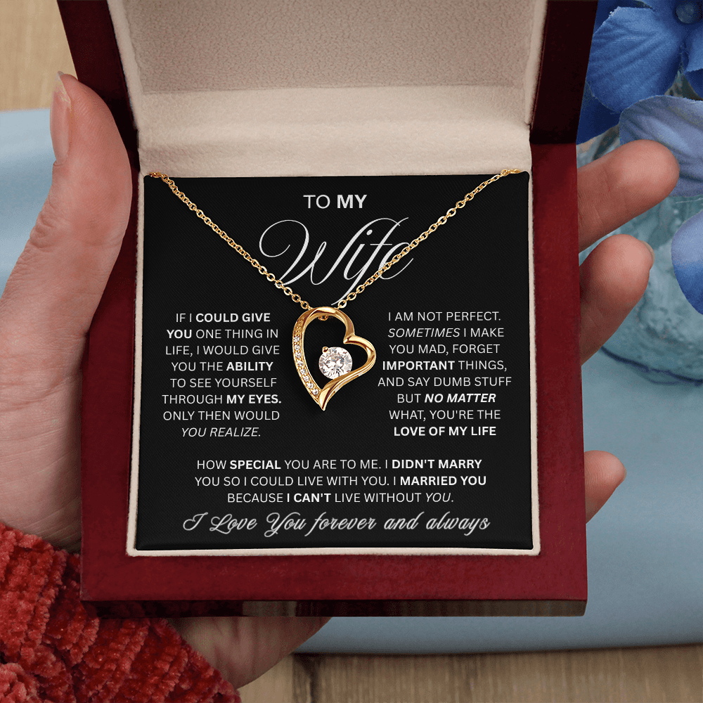 To My Wife-Forever Love-Necklace