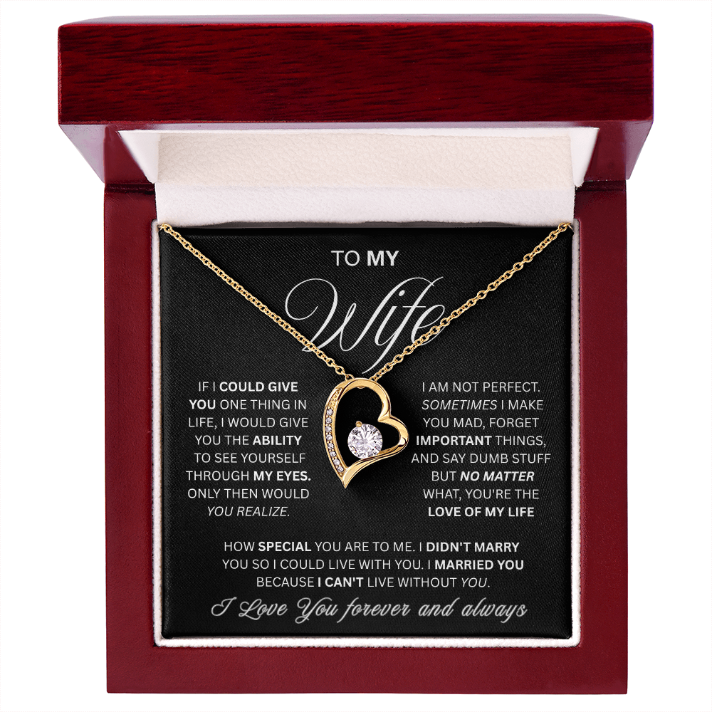 To My Wife-Forever Love-Necklace