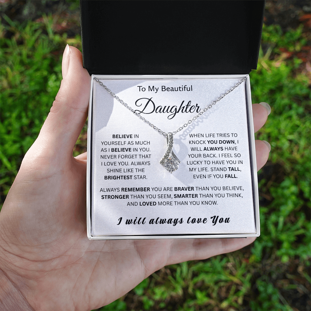 For My Wonderful Daughter-Alluring Beauty Necklace