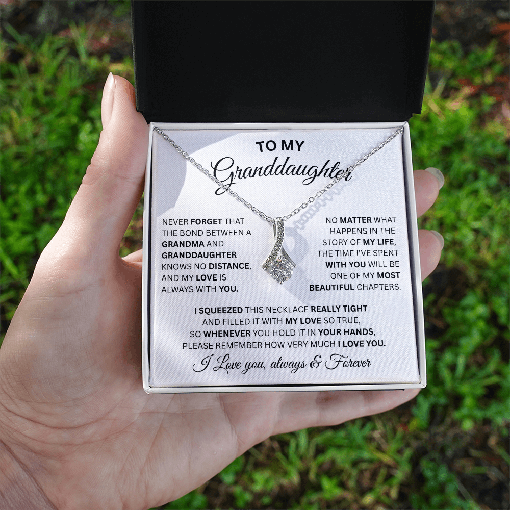 To My Granddaughter-Alluring Beauty Necklace