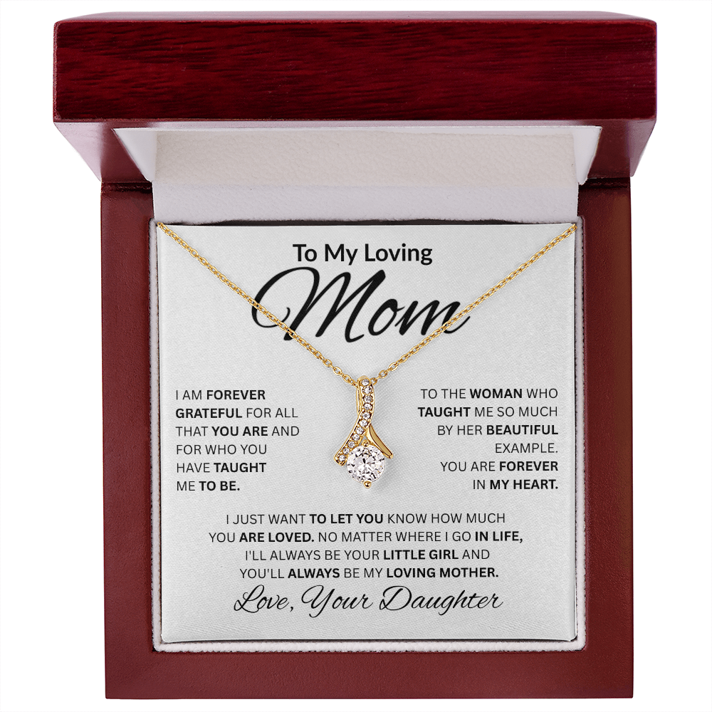 To My loving Mom-Alluring Beauty Necklace