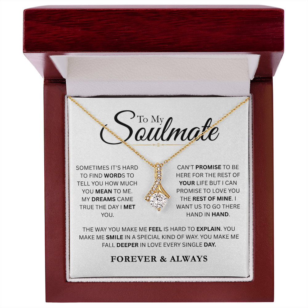 To My Soulmate-Alluring Beauty Necklace