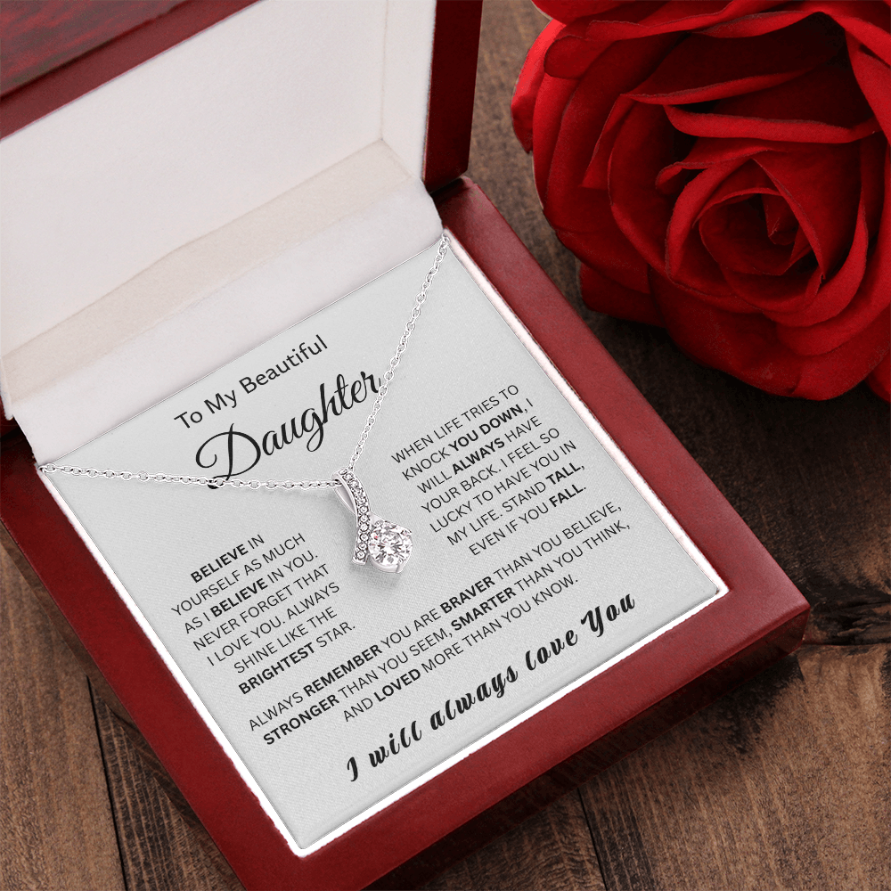 For My Wonderful Daughter-Alluring Beauty Necklace
