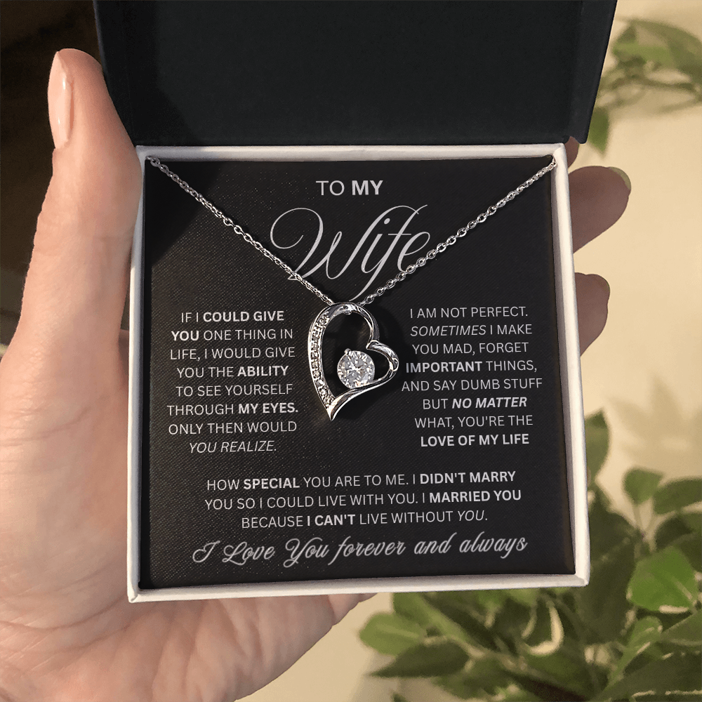 To My Wife-Forever Love-Necklace