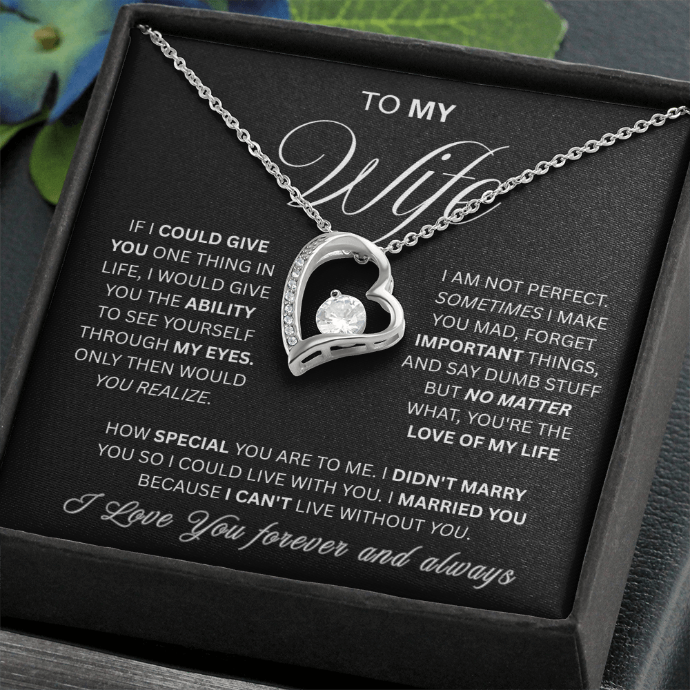 To My Wife-Forever Love-Necklace