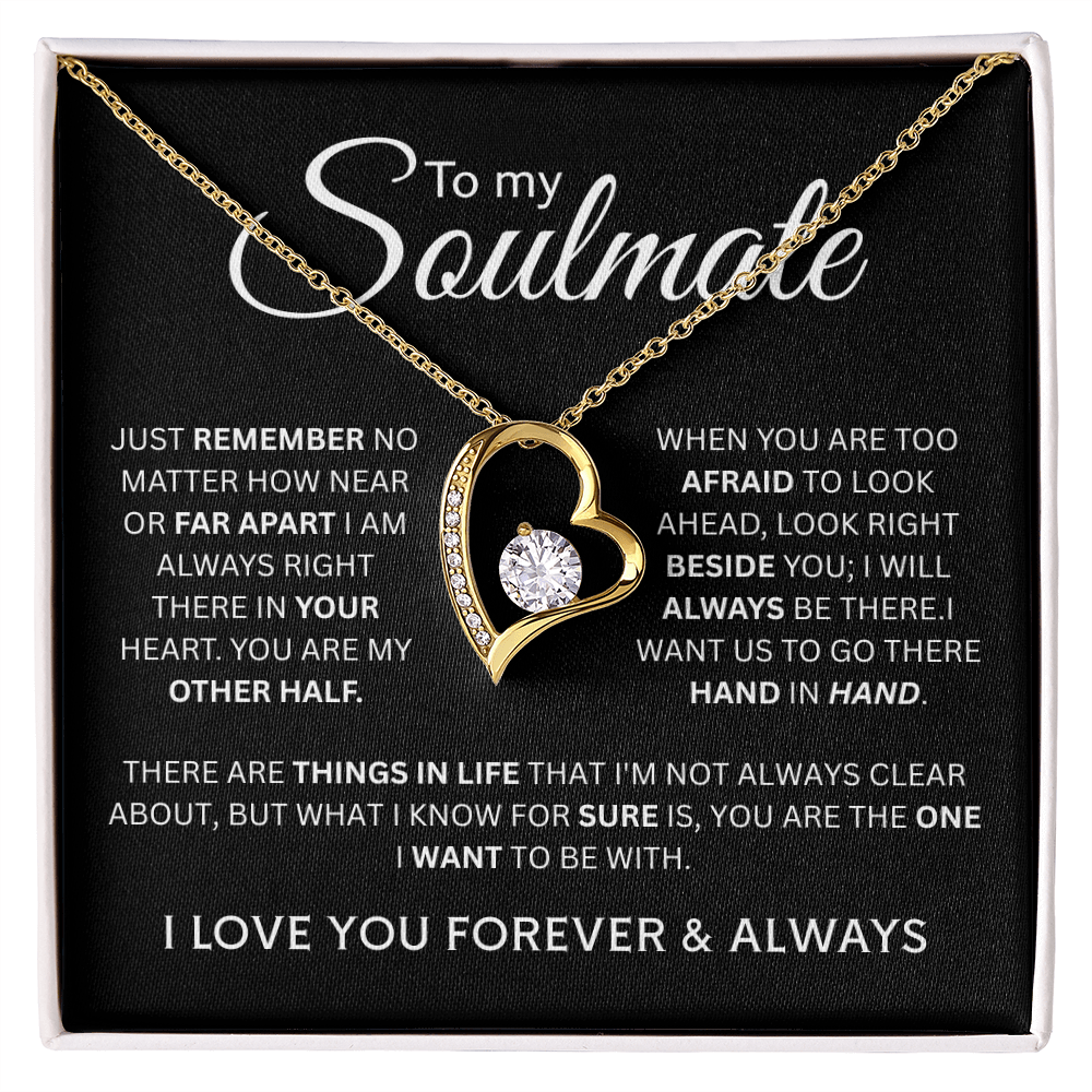 To My Soulmate-Forever Love Necklace
