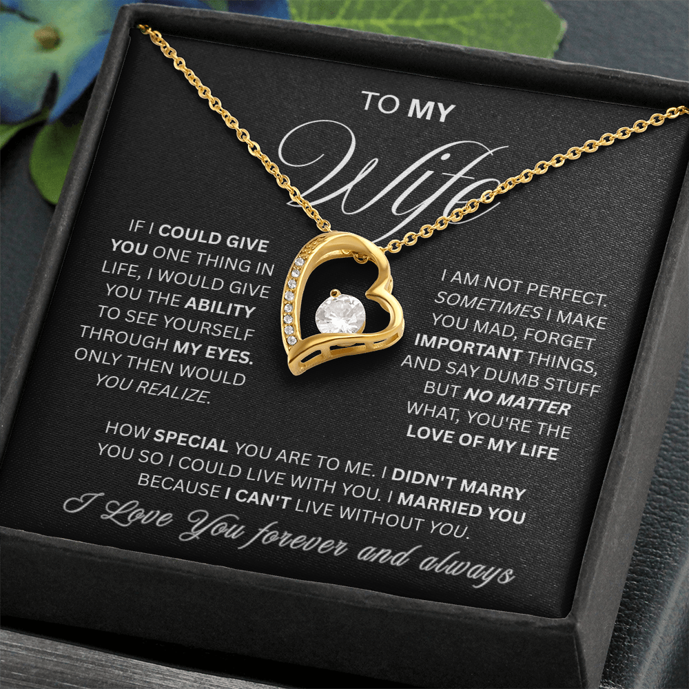 To My Wife-Forever Love-Necklace